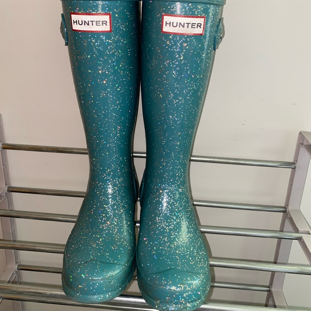 Hunter Giant Glitter Rain Boots